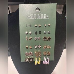 18 pc. Mixed Metal Earring Set. Gold/Silver-#8-Wild Fable